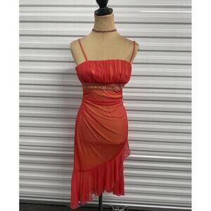 Y2K orange ombre Dress